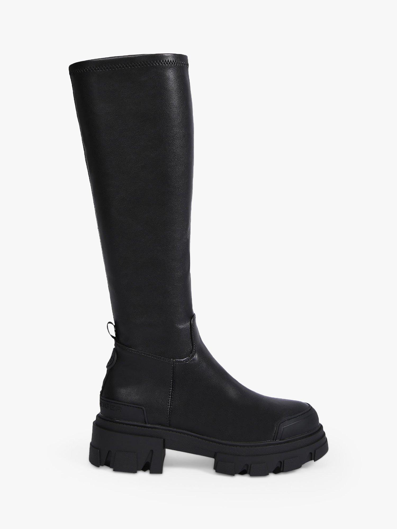 KG Kurt Geiger Trekker Sock Knee Boots Black