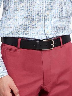 Simon Carter Leather Belt, Black - view 2, Black