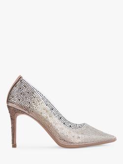 Carvela Lovebird Embellished High Heel Court Shoes, Blush