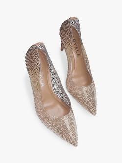 Carvela Lovebird Embellished High Heel Court Shoes - view 2, Blush