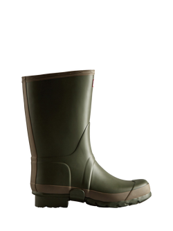 Hunter Gardener Rubber Wellington Boots, Dark Olive
