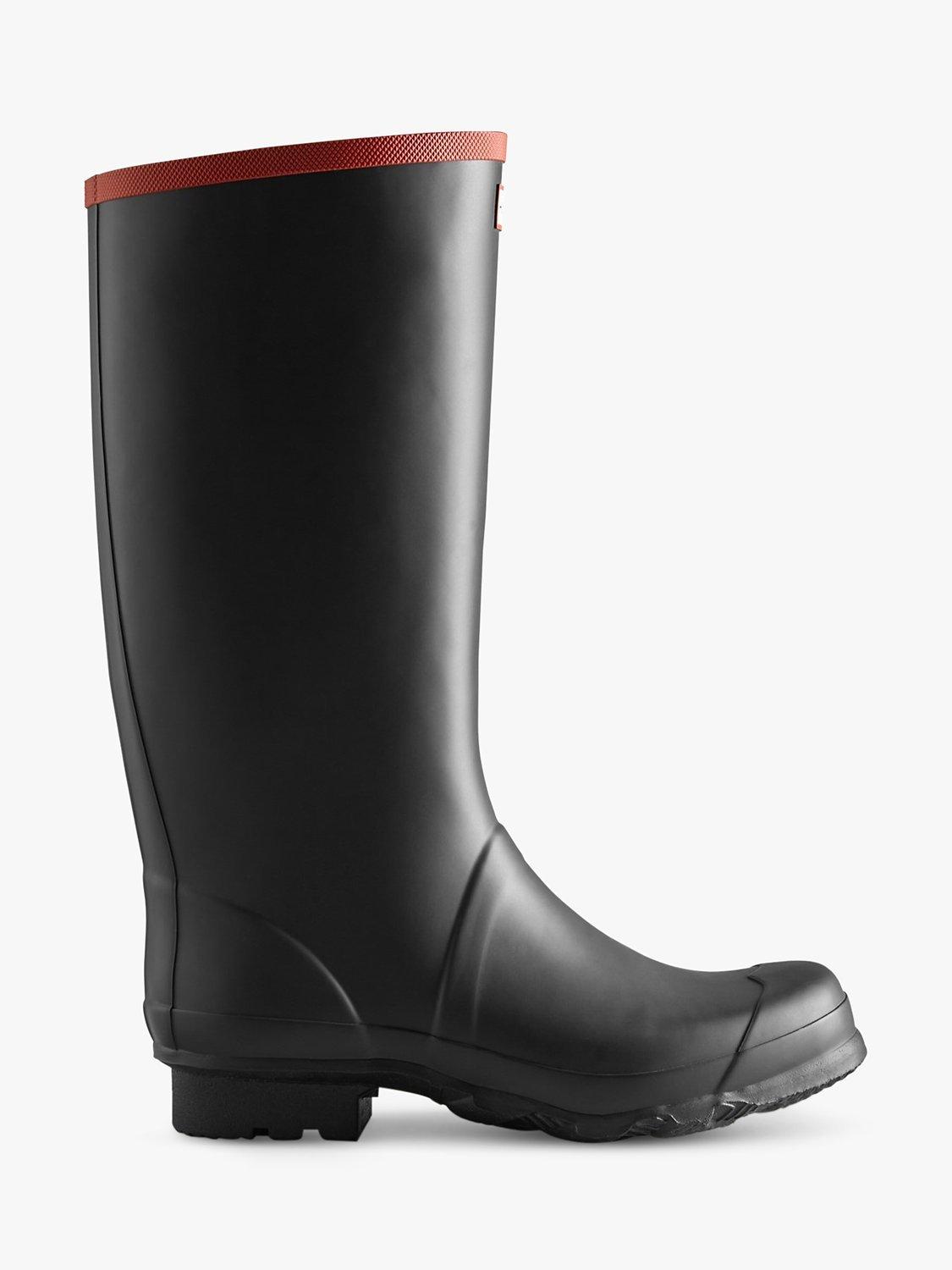 Hunter Argyll Full Knee Wellington Boots Black