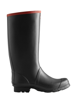 Hunter Argyll Full Knee Wellington Boots, Black