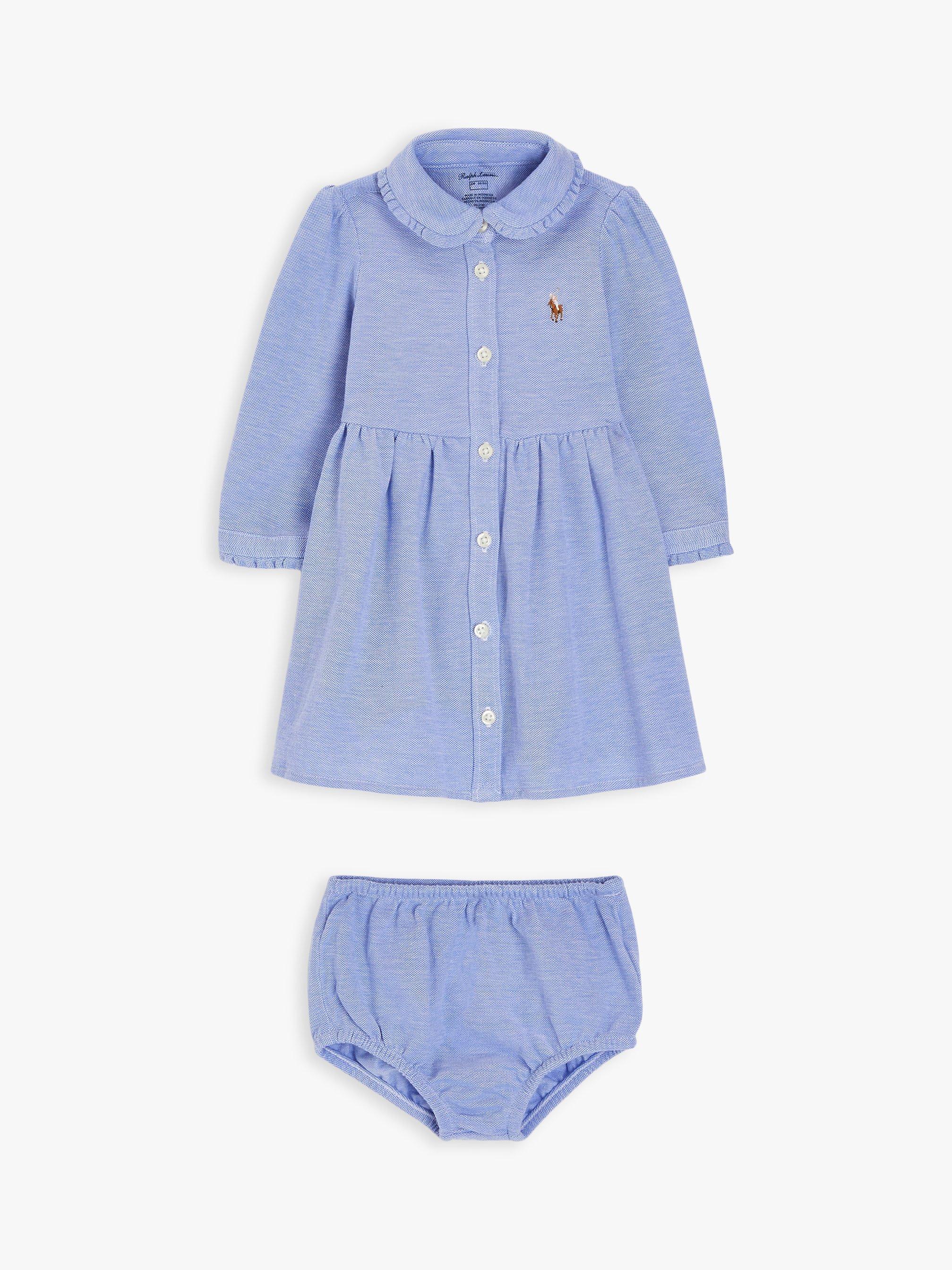 Ralph Lauren Baby Puff Sleeve Shirt Dress