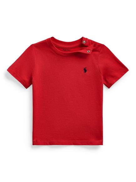 Polo Ralph Lauren Baby Small Pony Logo T-Shirt, Red