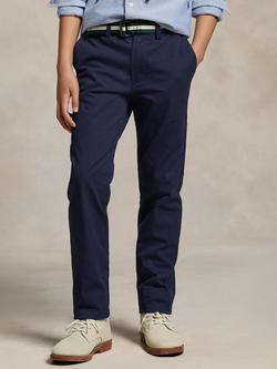 Ralph Lauren Kids' Belted Chino Trousers - view 2, Newport Navy