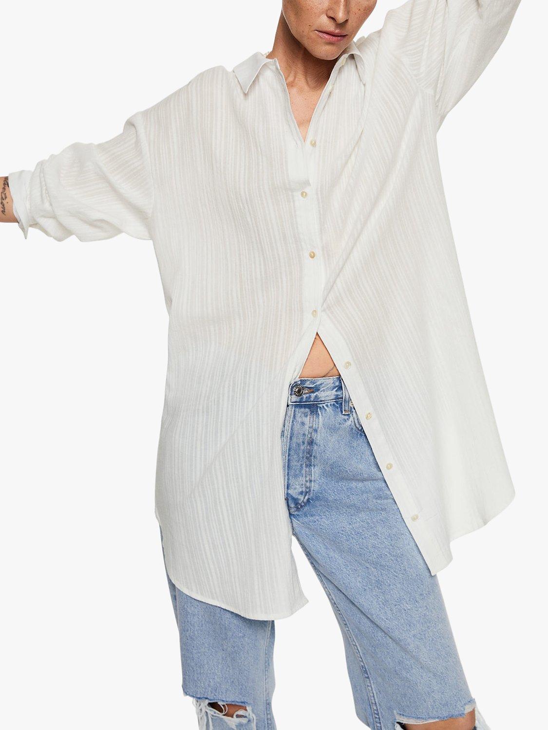 Mango Lunga Cotton Shirt