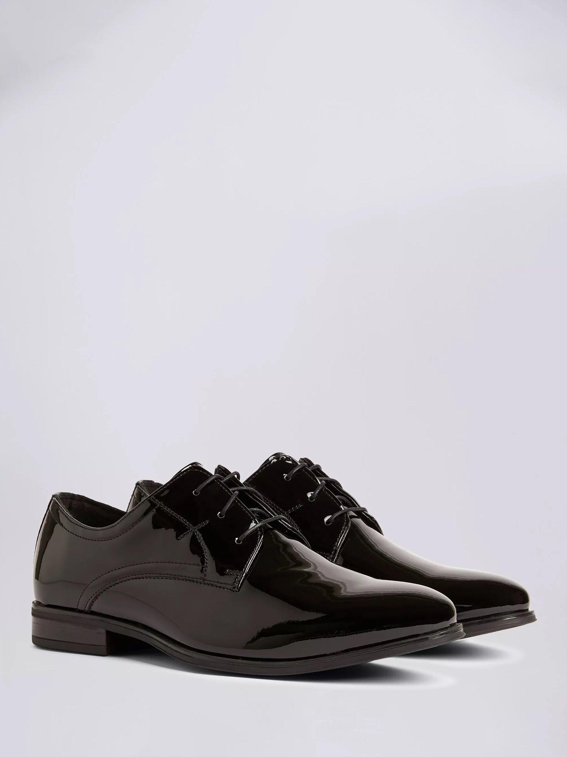 Moss Mayfair Patent Dress Shoes Black