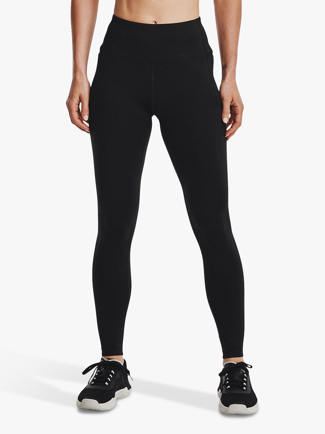 Under Armour Meridian Cold Weather Gym Leggings, Black/Jet Grey