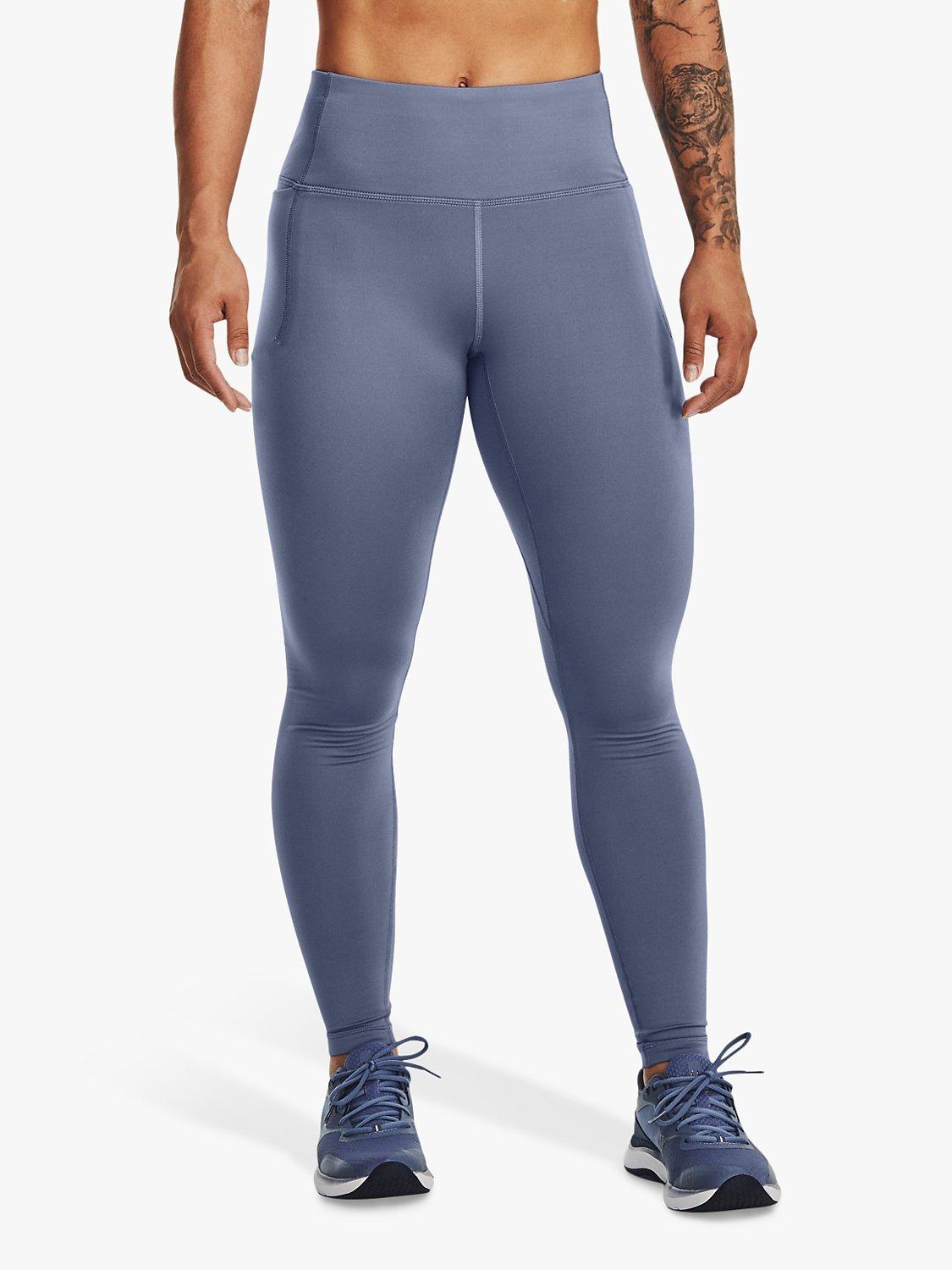 Under Armour Meridian Cold Weather Gym Leggings, Aurora Purple/Tempered Steel, S