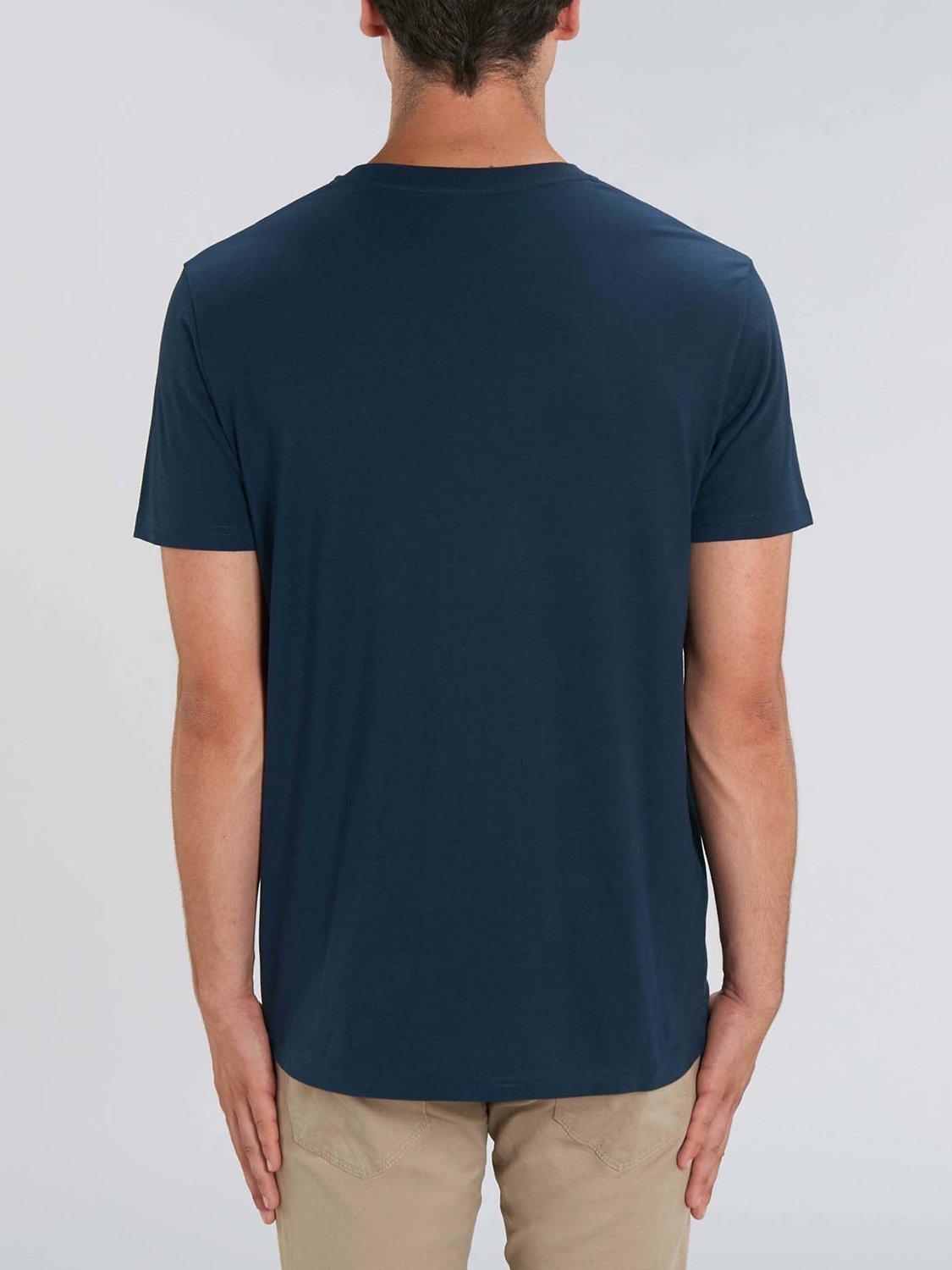 Product image 5 of 5, which shows British Boxers GOTS Organic Short Sleeve Lounge T-Shirt, Navy, S