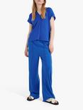 InWear Rinda V-Neck Top, Greek Blue