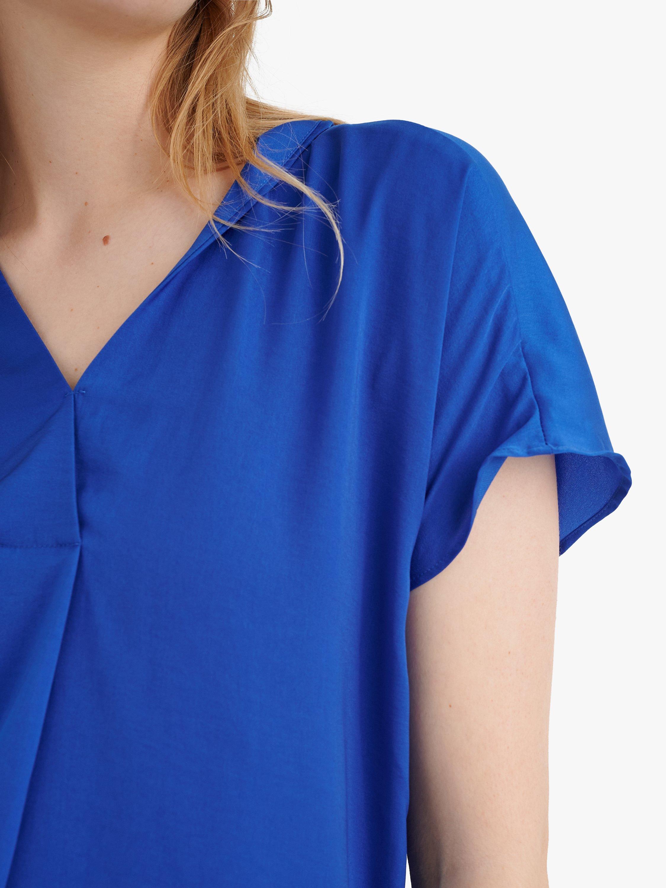 Product image 6 of 7, which shows InWear Rinda V-Neck Top, Greek Blue, 8
