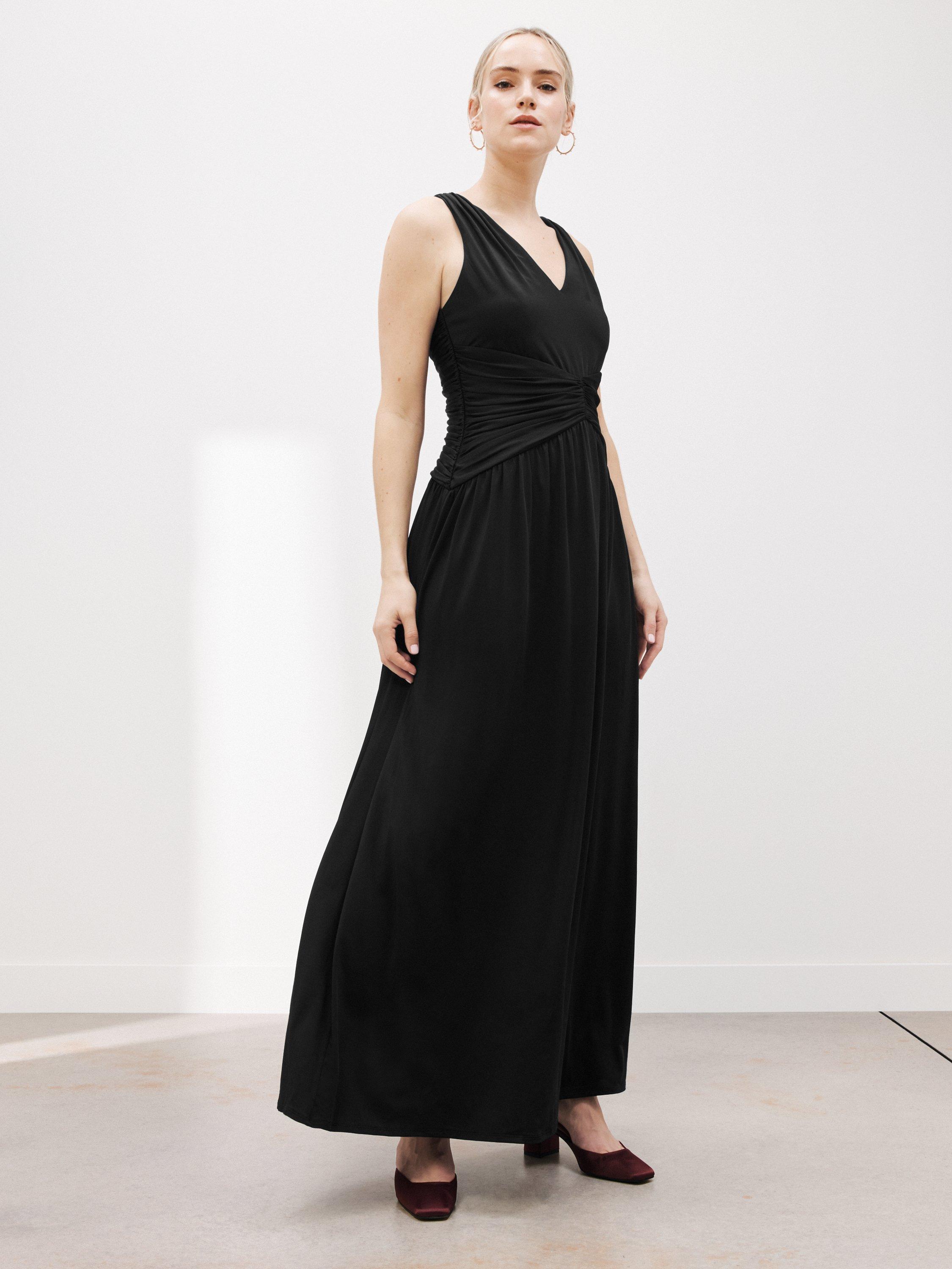 John Lewis Gather Waist Maxi Dress