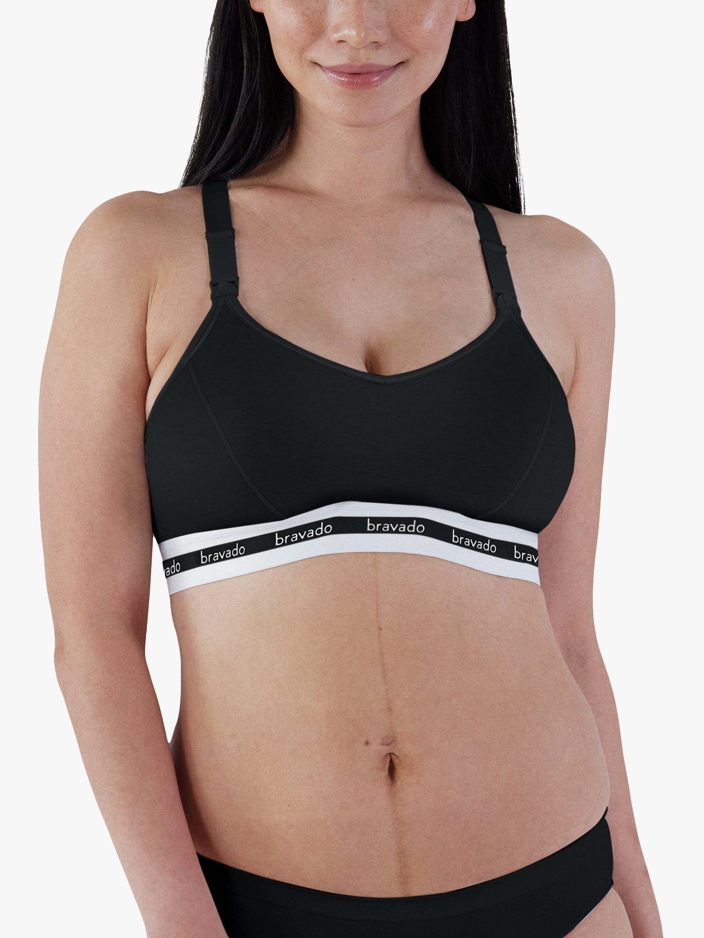 Product image 2 of 5, which shows Bravado Original Pumping and Nursing Bra, Black, S