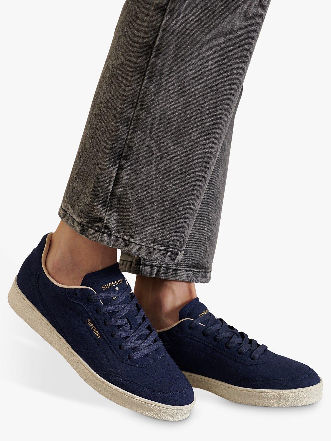 Superdry Vegan Retro Sleek Trainers, Regal Navy