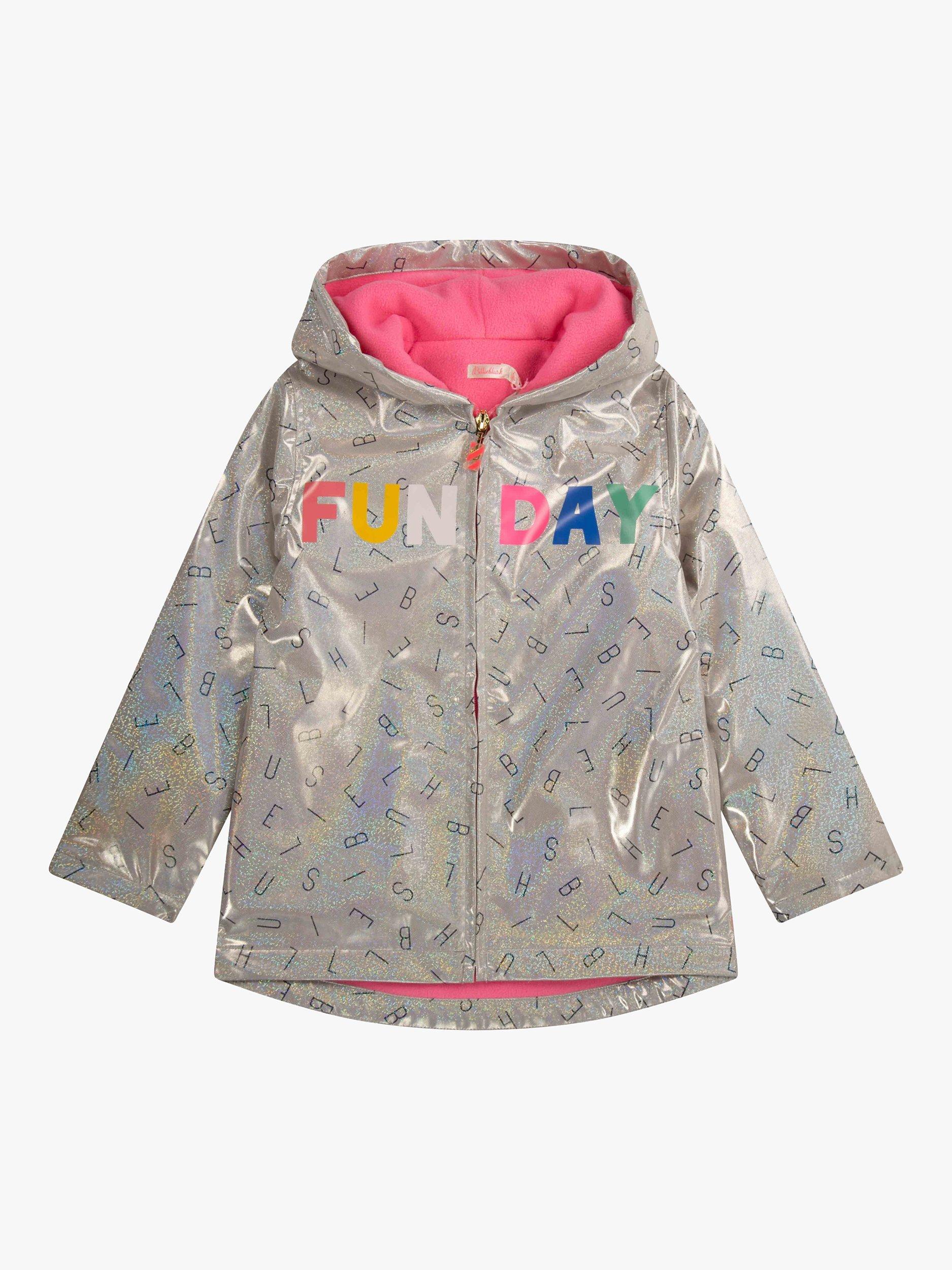 Billieblush Kids' Funday Water Resistant Rain Coat, Multi