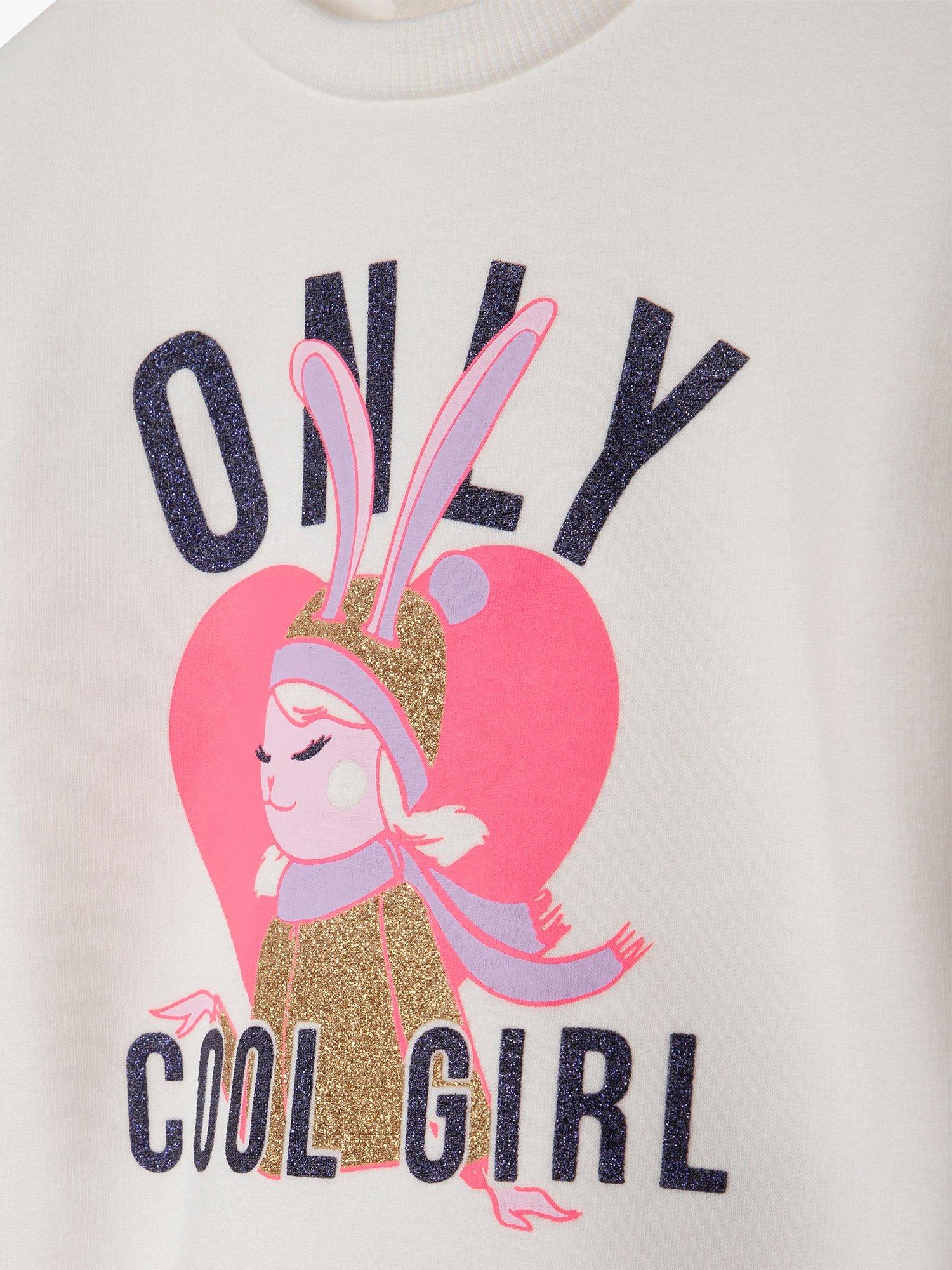Product image 3 of 3, which shows Billieblush Baby Only Cool Girl Dress, Ivory, 9 months