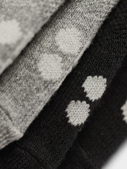 Sweaty Betty Pilates Socks, Pack of 2 - view 2, Black/Grey