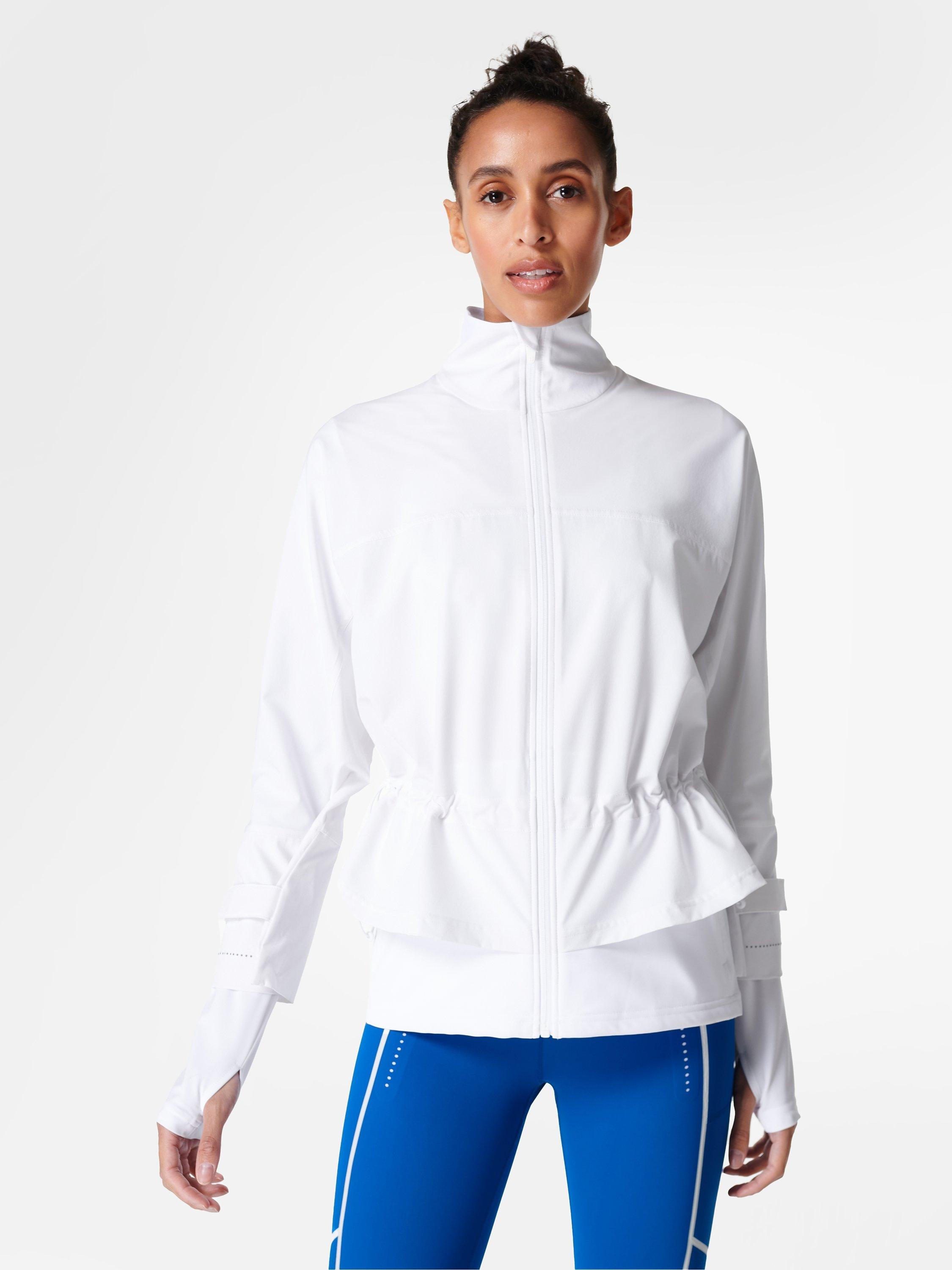 Sweaty Betty Fast Lane Run Jacket, White