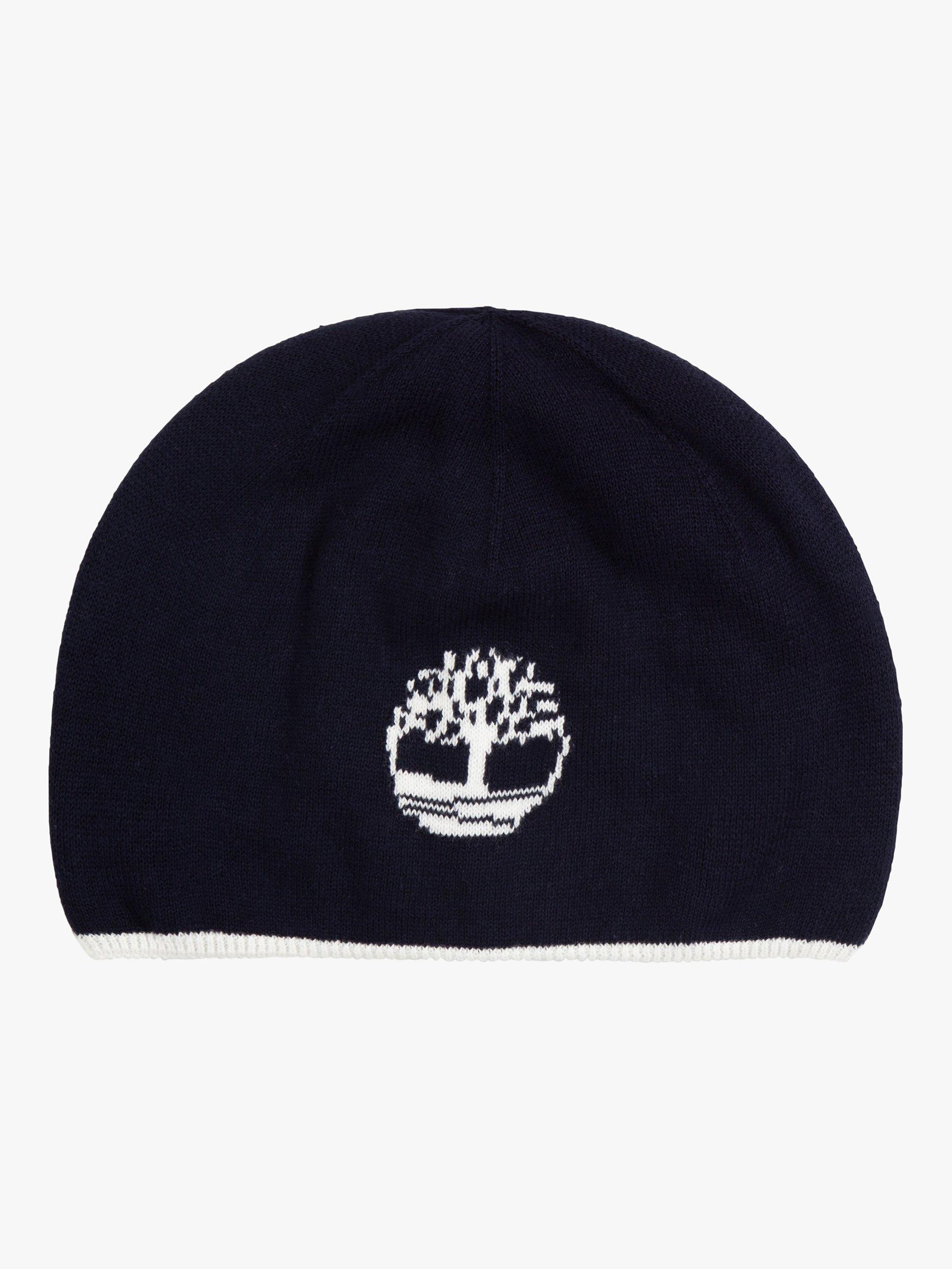 Timberland Baby Logo Beanie Hat, Navy