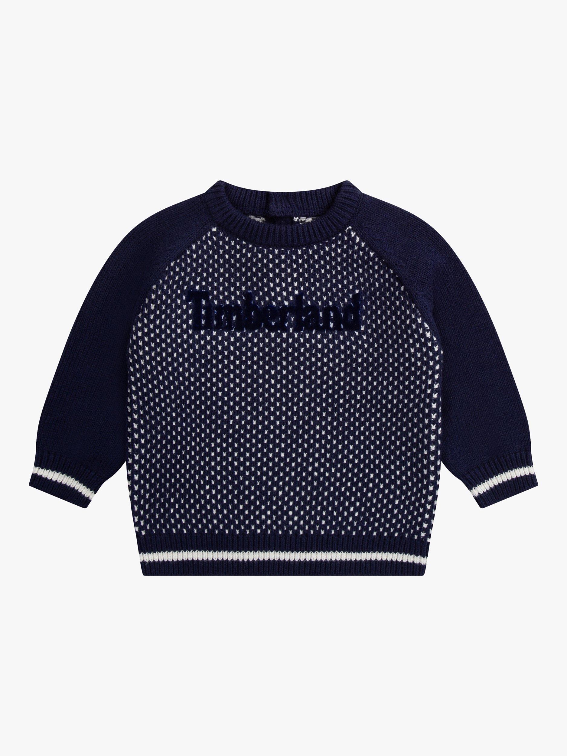 Timberland Baby Embroidered Logo Jumper, Navy