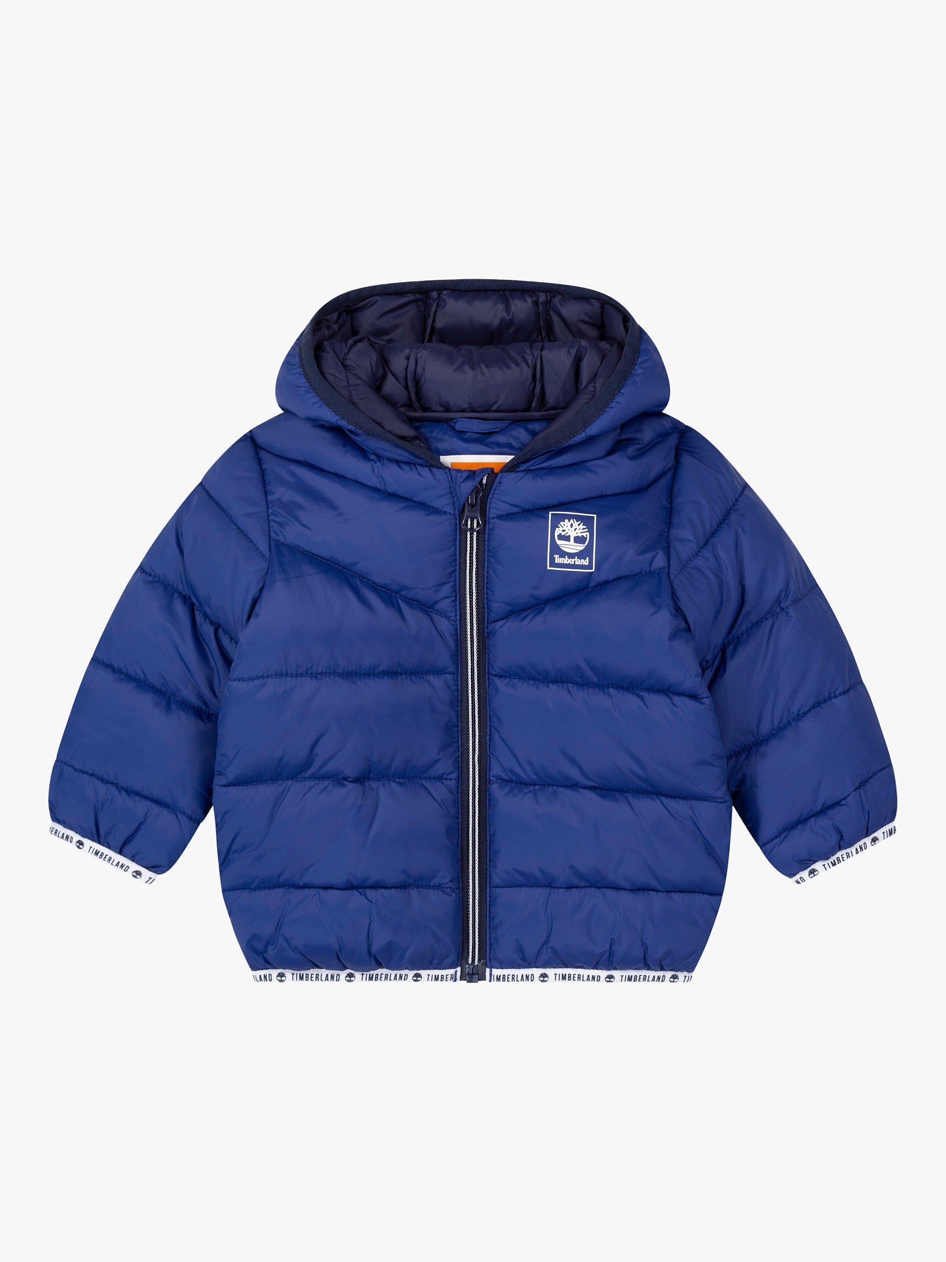 Timberland Baby Puffer Windbeaker Jacket, Navy