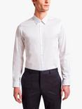 Ted Baker Sateen Slim Fit Shirt, 010 White White