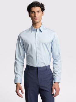 Ted Baker Sateen Slim Fit Shirt, 150 Blue Light