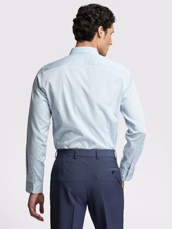 Ted Baker Sateen Slim Fit Shirt - view 2, 150 Blue Light