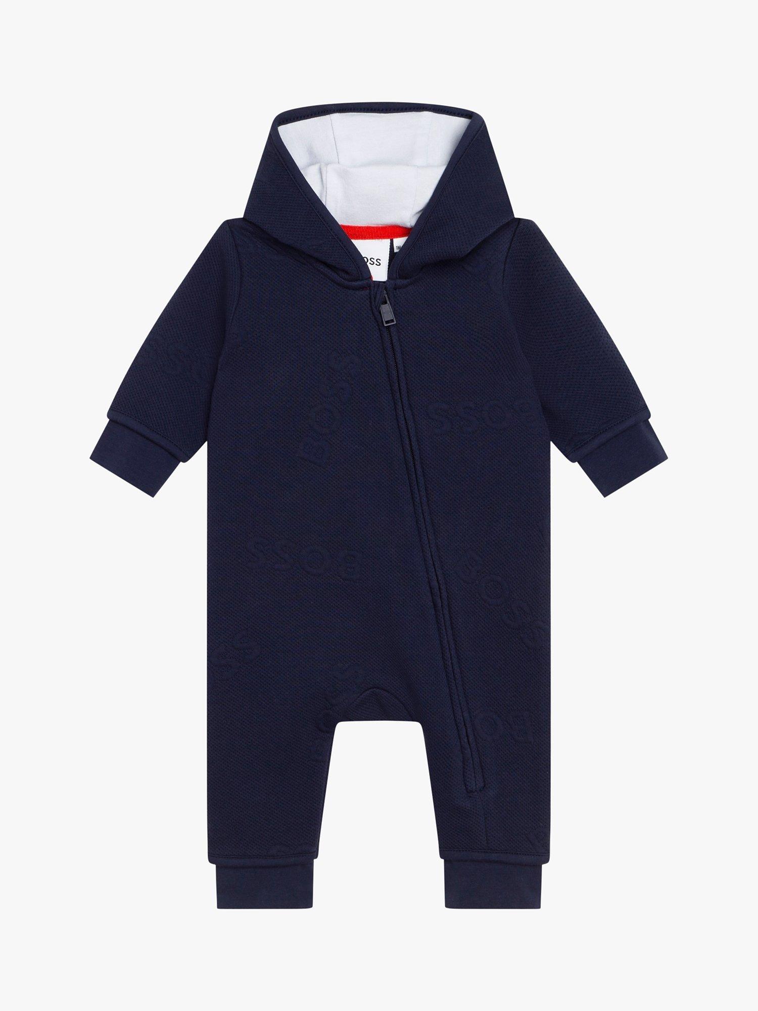 HUGO BOSS Baby Logo Bodysuit, Navy
