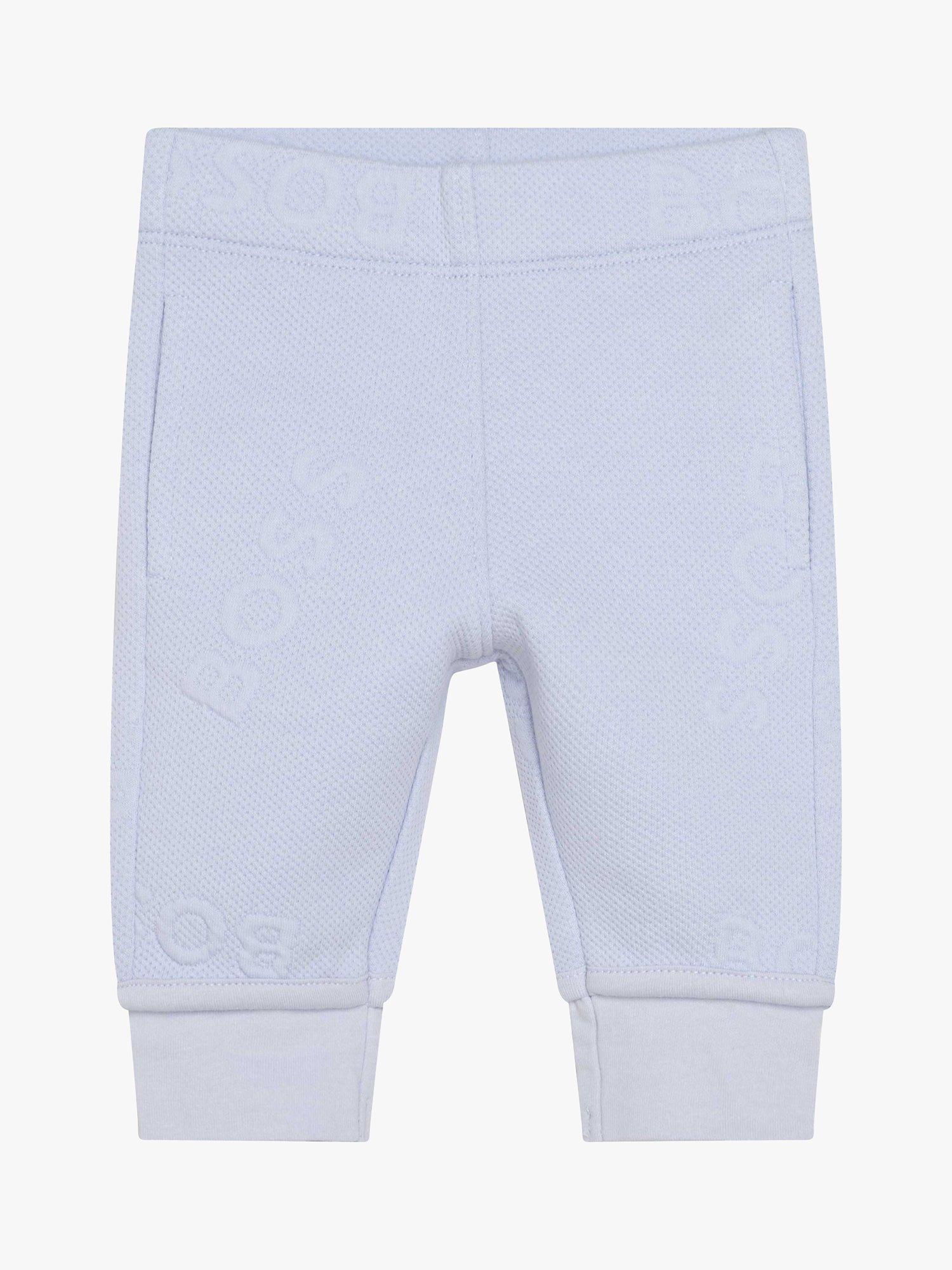 BOSS Baby Waffle Jogging Bottoms, Light Blue