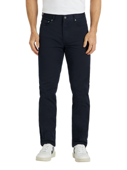 SPOKE Fives Cotton Blend Slim Fit Chinos, Dark Navy