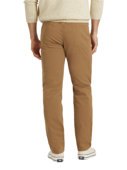 SPOKE Fives Regular Thigh Slim Chinos - view 2, Ammonite