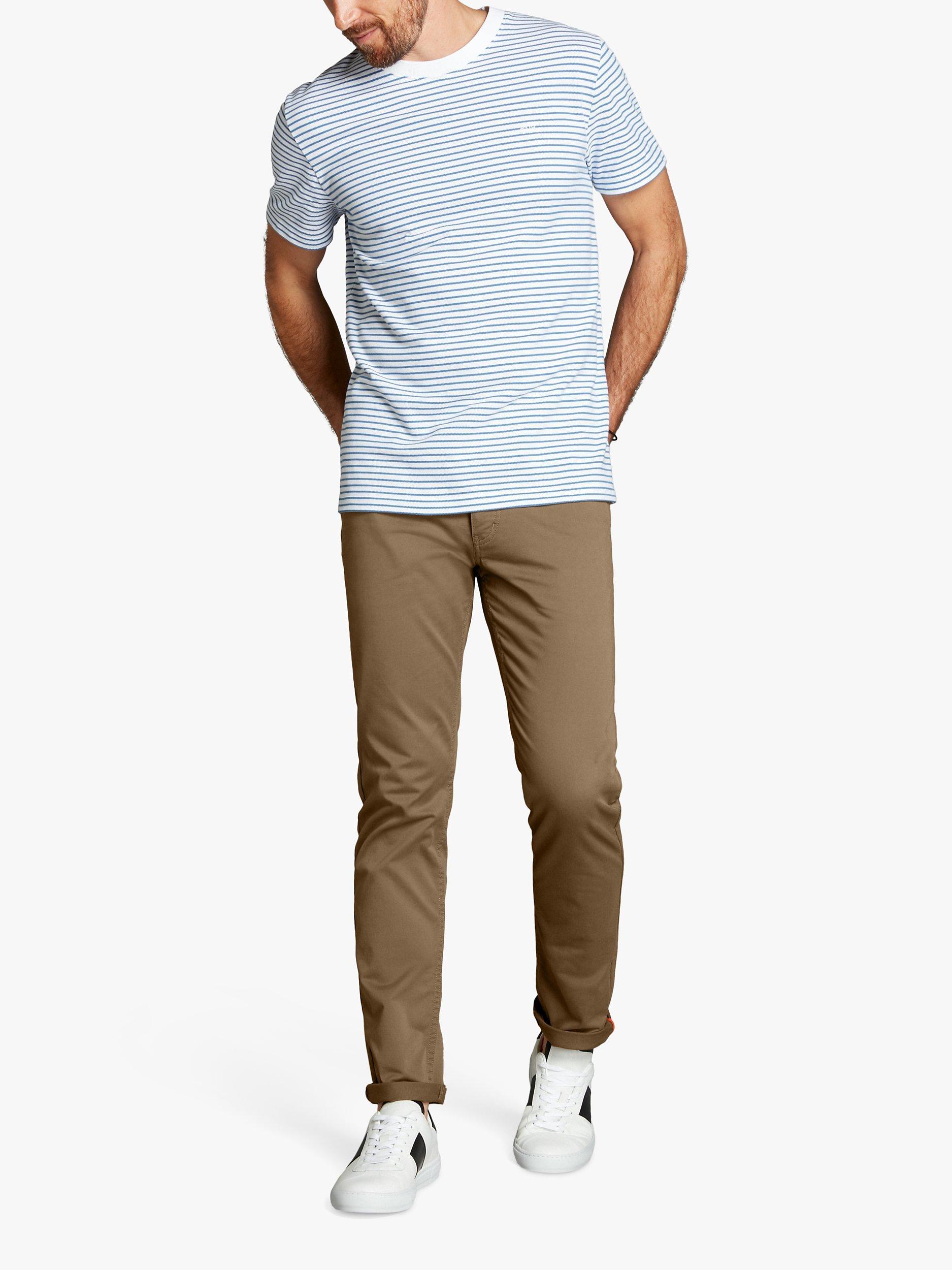 Product image 3 of 5, which shows SPOKE Fives Cotton Blend Regular Thigh Chinos, Ammonite, W30/L30