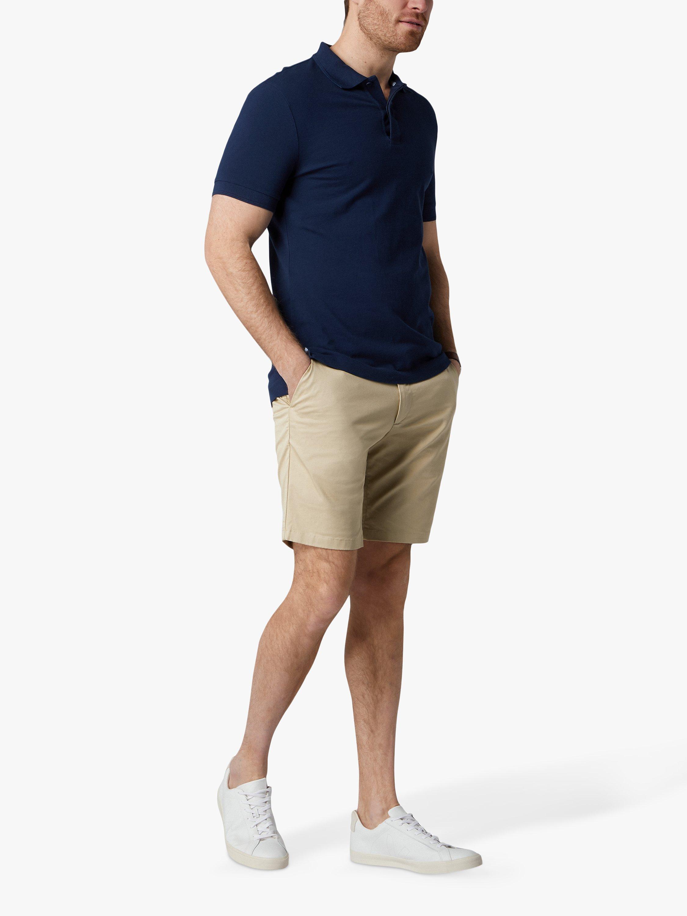 Product image 3 of 6, which shows SPOKE Sharps Cotton Blend Regular Thigh Shorts, Khaki, 32R