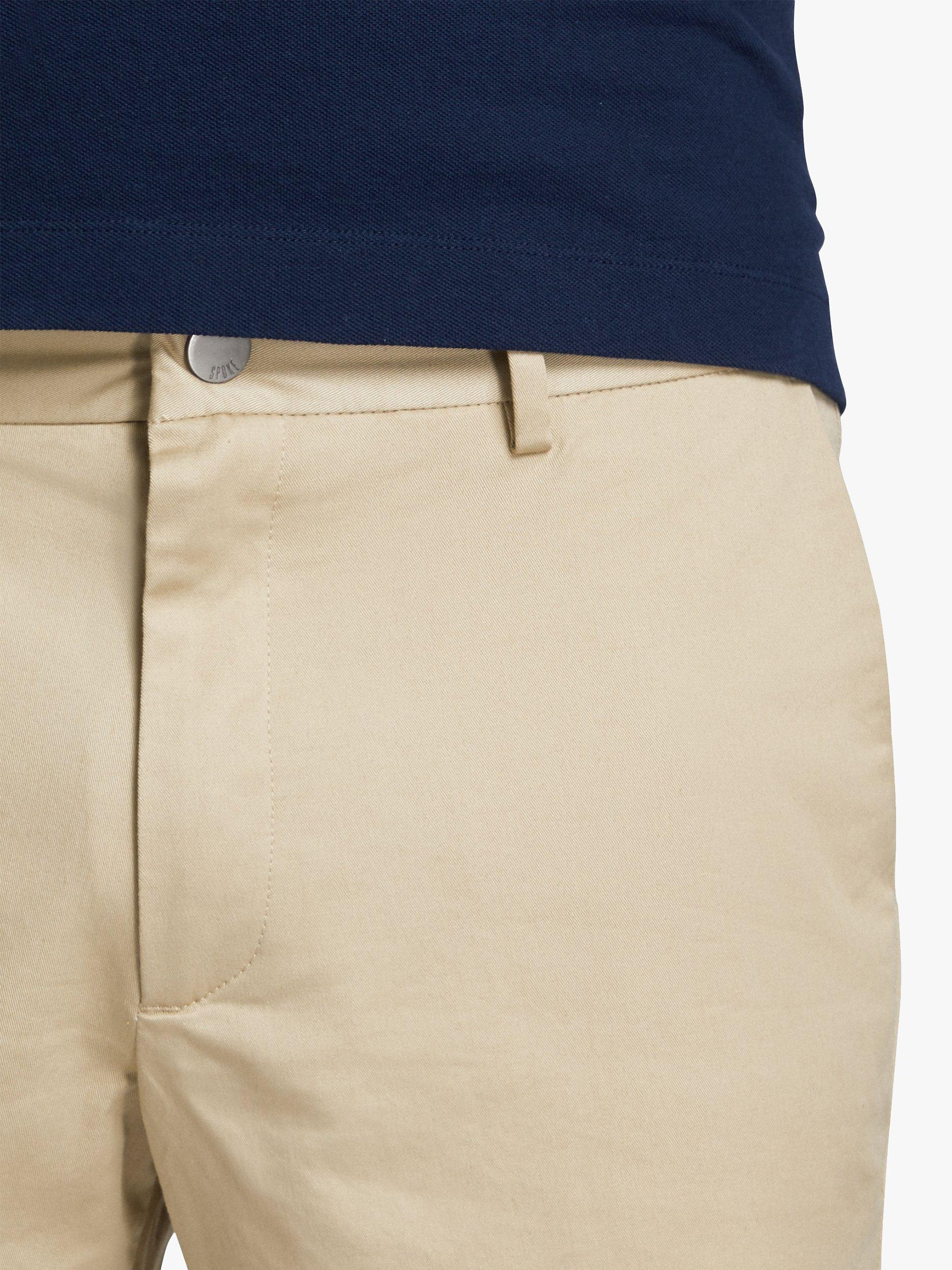 Product image 5 of 6, which shows SPOKE Sharps Cotton Blend Regular Thigh Shorts, Khaki, 32R