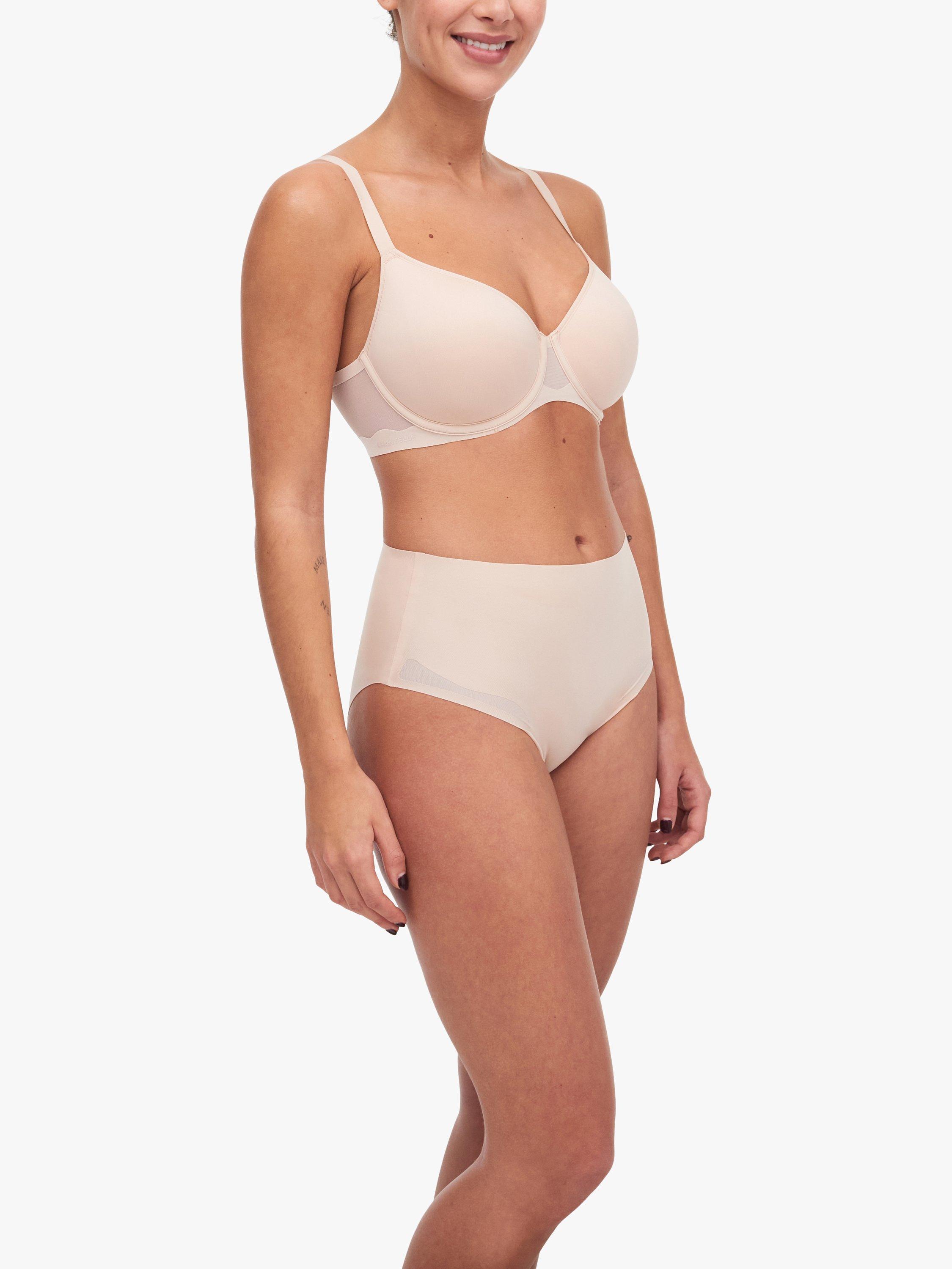 Product image 4 of 5, which shows Chantelle Pure Light Spacer T-Shirt Bra, Golden Beige, 32C