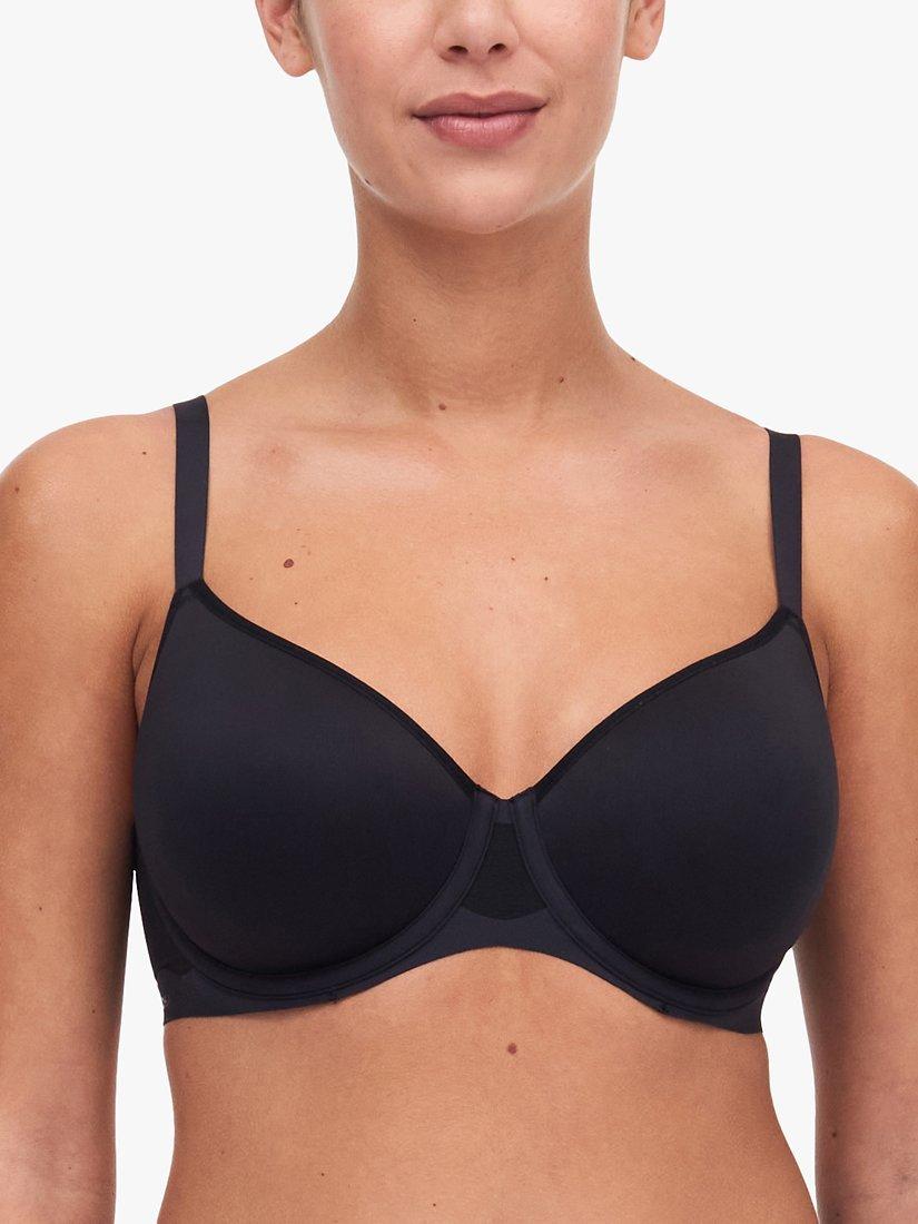Chantelle Pure Light Spacer T-Shirt Bra, Black, 32C