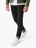 SPOKE 10oz Travel Denim Slim Thigh Jeans, Charcoal