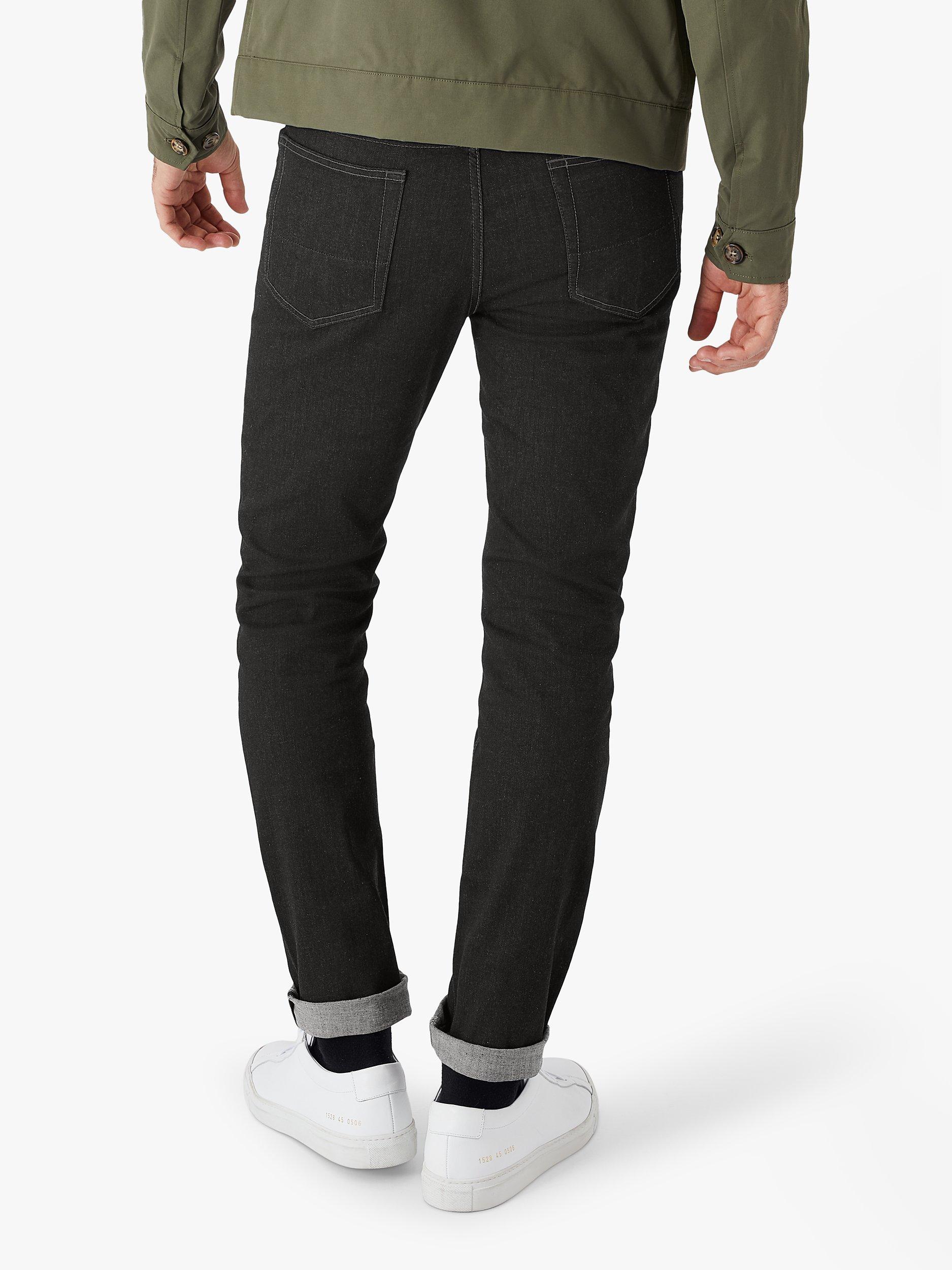 Product image 2 of 7, which shows SPOKE 10oz Travel Denim Regular Thigh Jeans, Charcoal, W30/L28