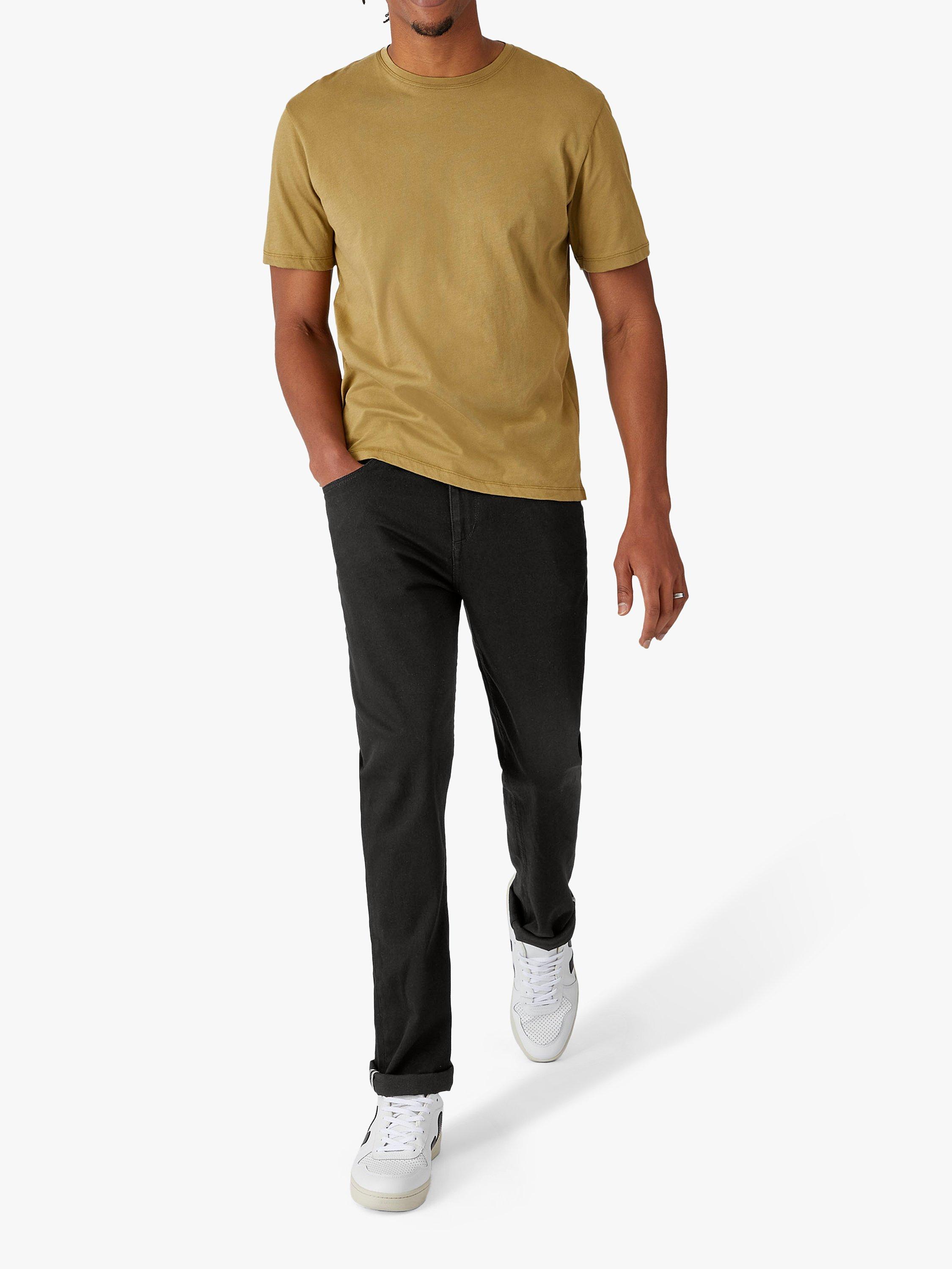 Product image 3 of 7, which shows SPOKE 10oz Travel Denim Broad Thigh Jeans, Black, W30/L28
