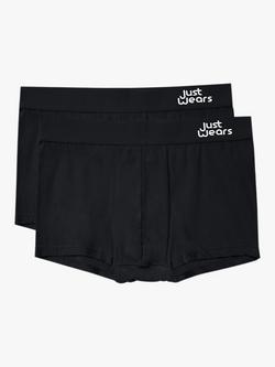 JustWears Trunks, Pack of 2, Black