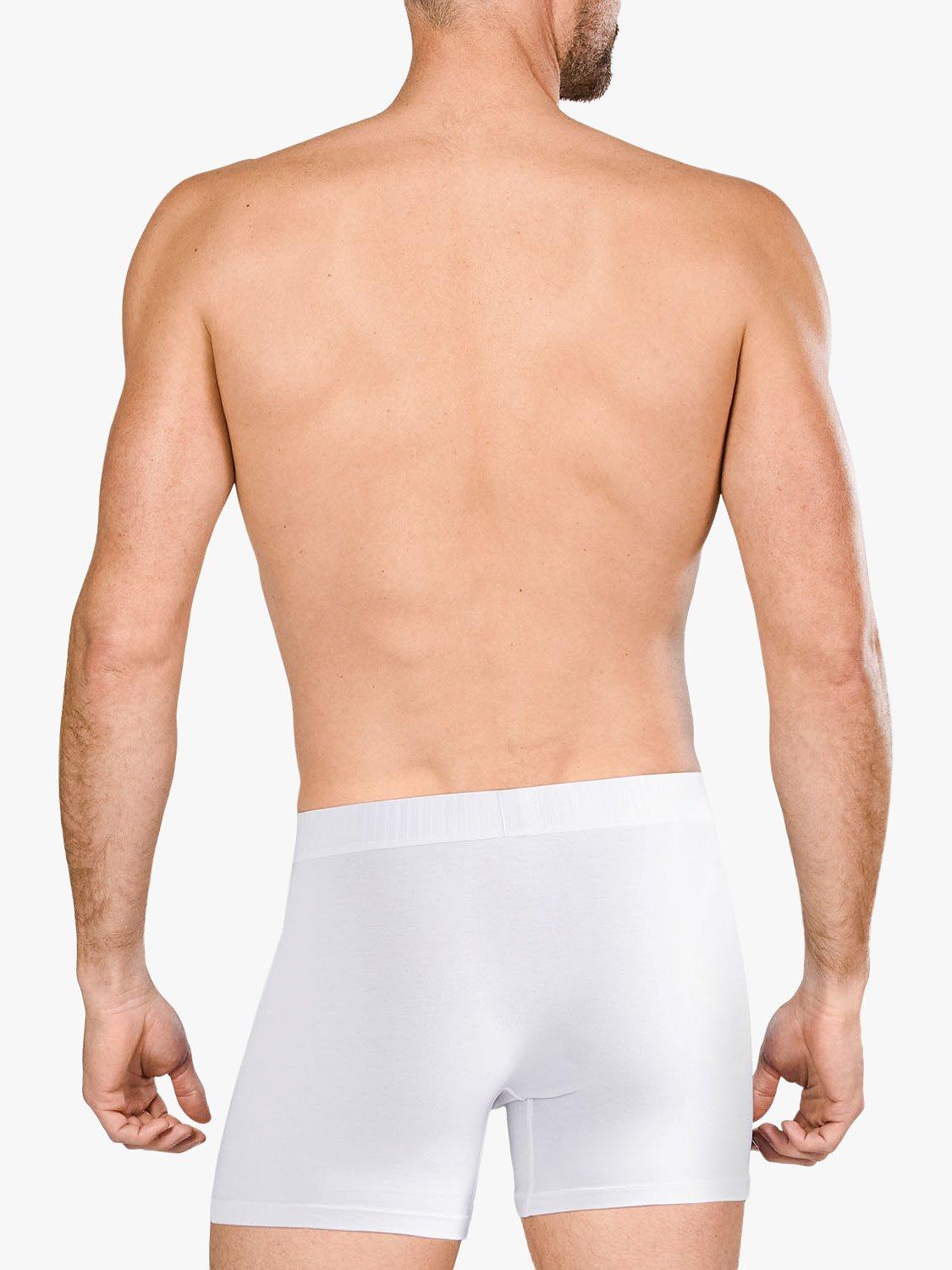 JustWears Pro Boxers, Pack of 6, White, S