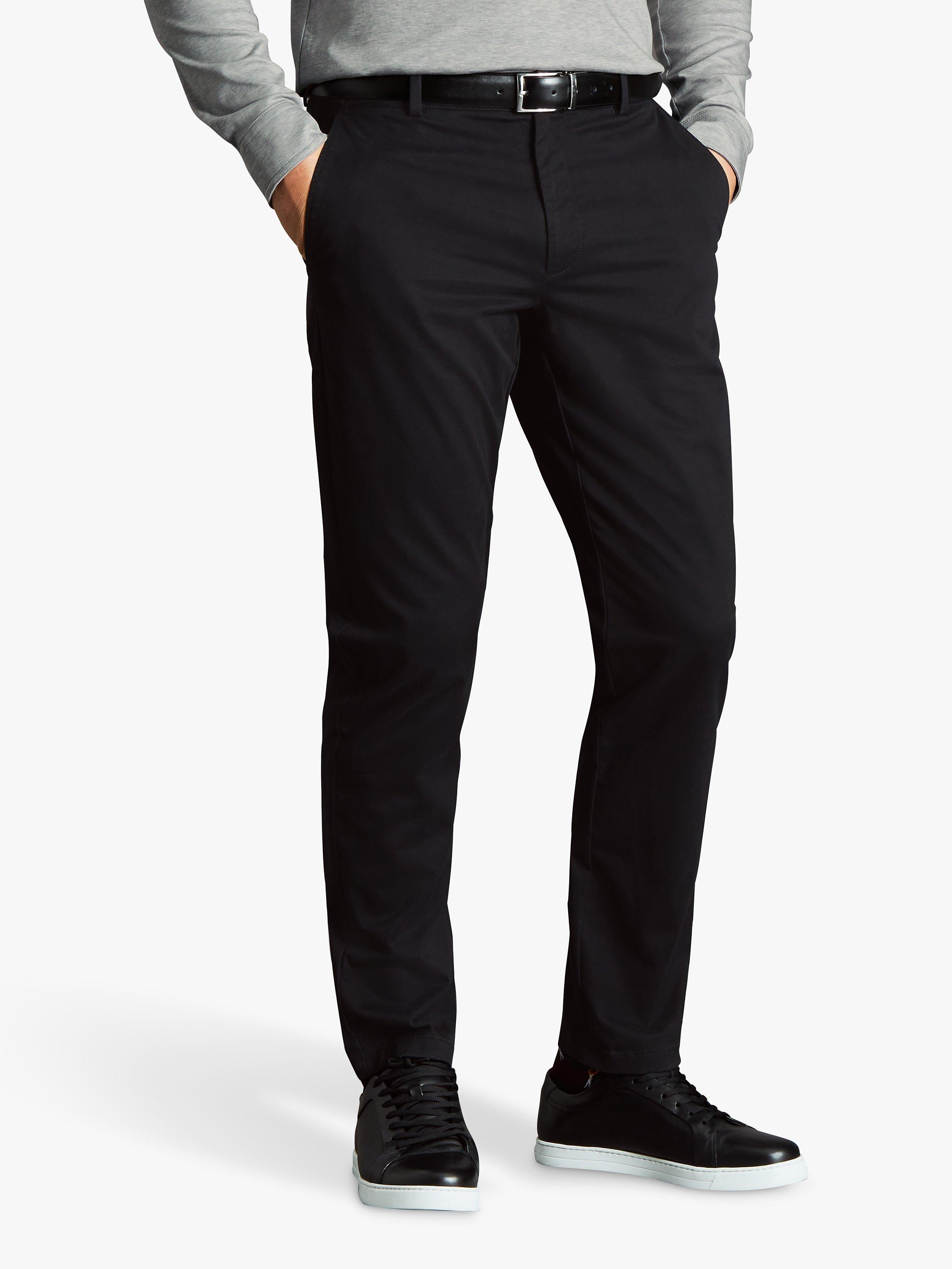 Charles Tyrwhitt Smart Casual Slim Fit Trousers, Black 