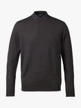 Charles Tyrwhitt Merino Wool Polo Neck Jumper, Dark Charcoal