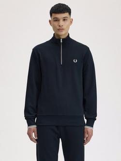 Fred Perry Half Zip Sweatshirt, 608