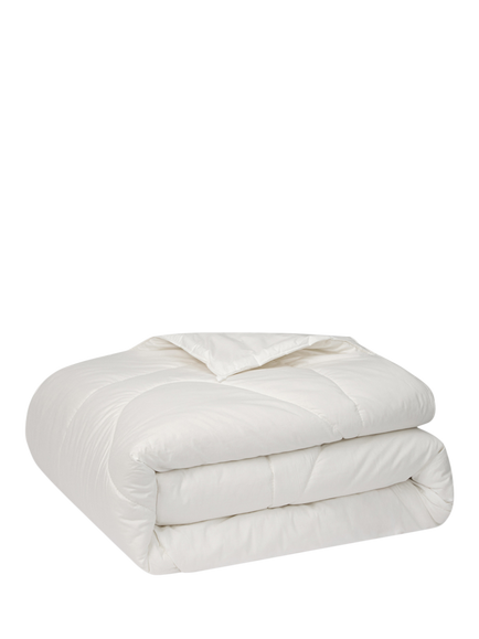 Piglet in Bed Merino Wool Organic Duvet, Lighter Weight, White