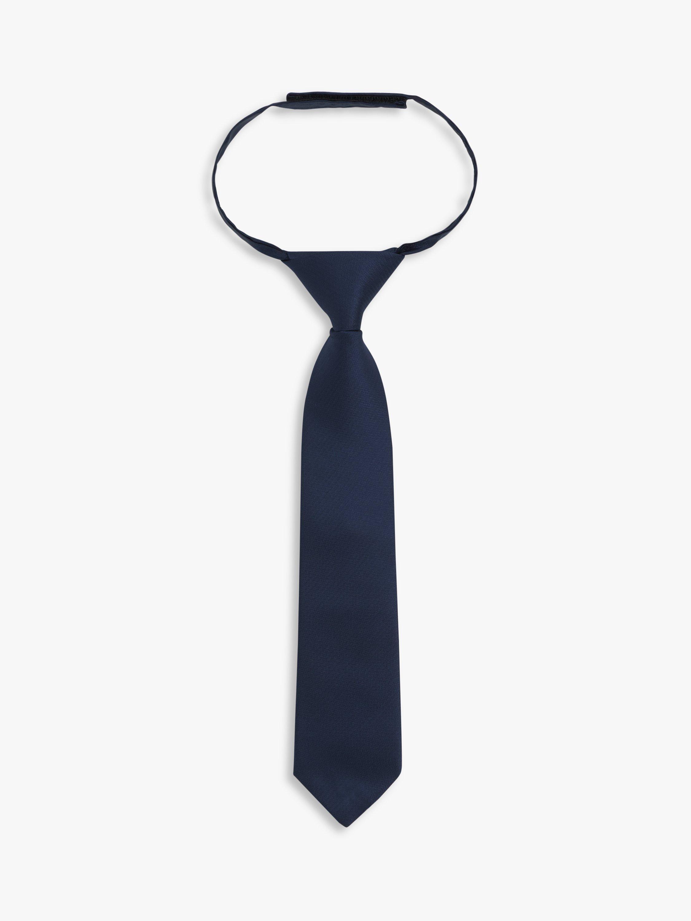 John Lewis Kids' Neck Tie, Navy Core, S-M