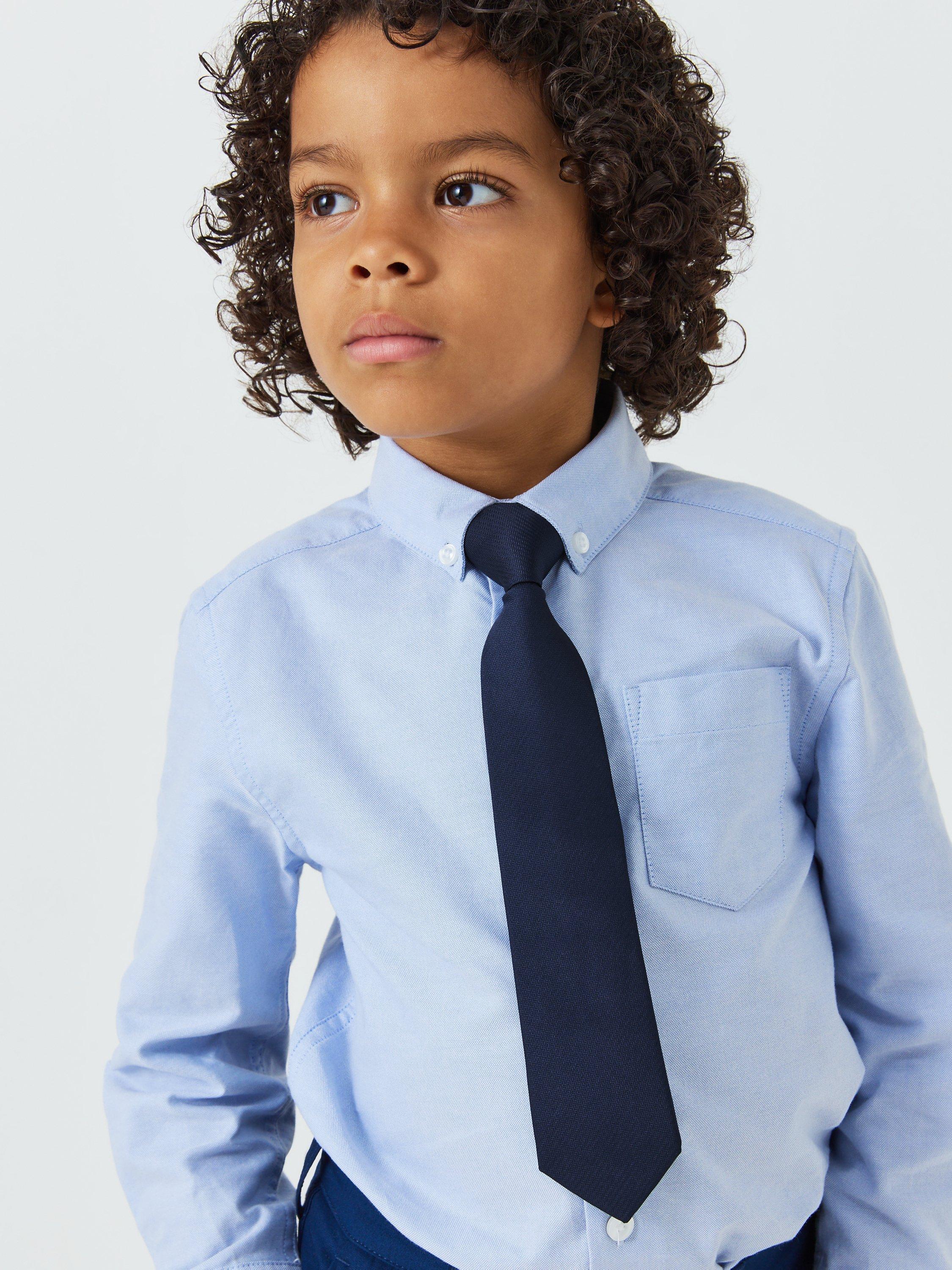 John Lewis Kids' Neck Tie, Navy Core, S-M